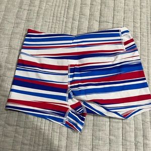 Savage barbell booty shorts